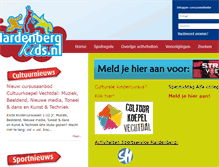 Tablet Screenshot of hardenbergkids.nl